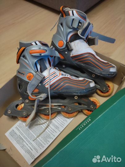 Роликовые коньки детские раздвижные