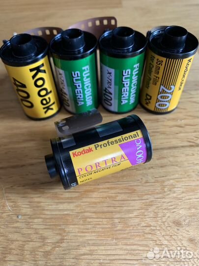 Просроченная пленка kodak fujifilm konica 5 штук
