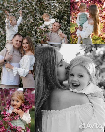 Семейная детская фотосессия