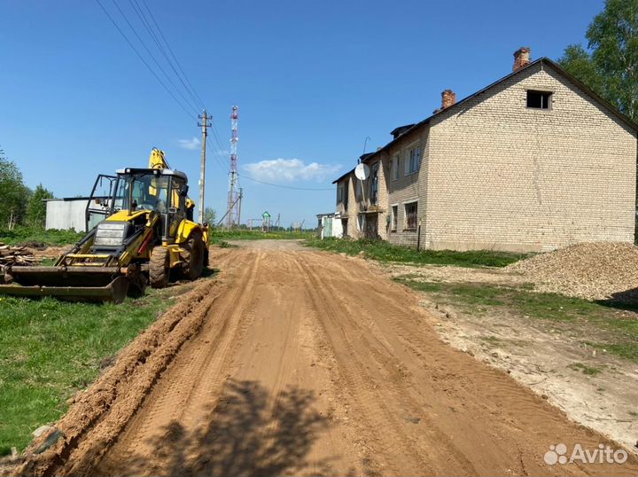Аренда эскаватора погрузчика уборка снега услуги