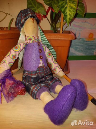 Мягкий заяц-садовник,милашка)