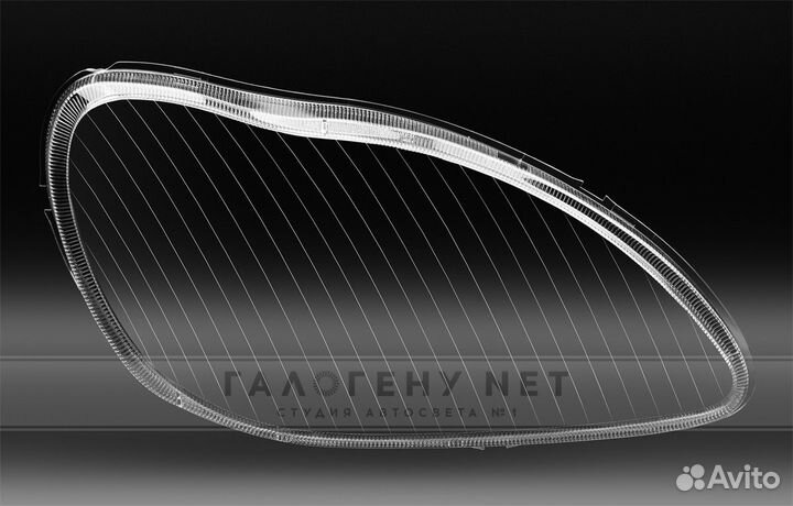 Стекло фары Mercedes S W220 2002-2005 Рестайлинг