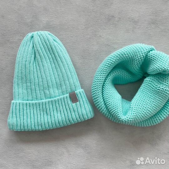 Шапка тыковка трюфель (флисовый подклад)