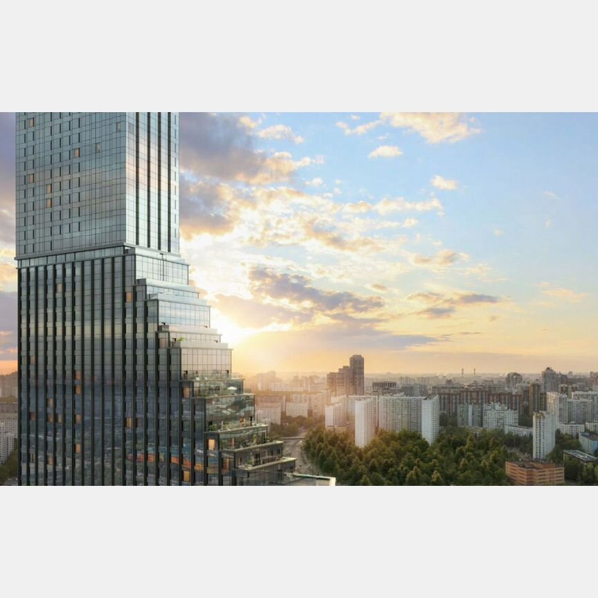 1-к. квартира, 37,1 м², 44/58 эт.