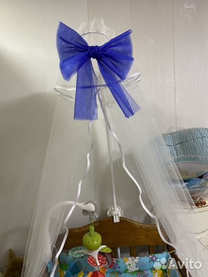 Балдахин с держателем в кроватку