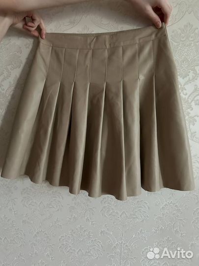 Кожаная юбка