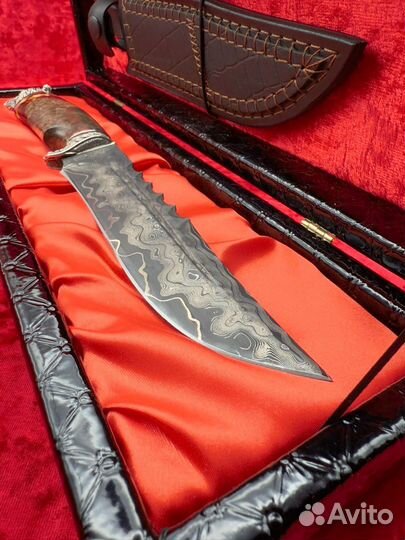 Нож медведь никель