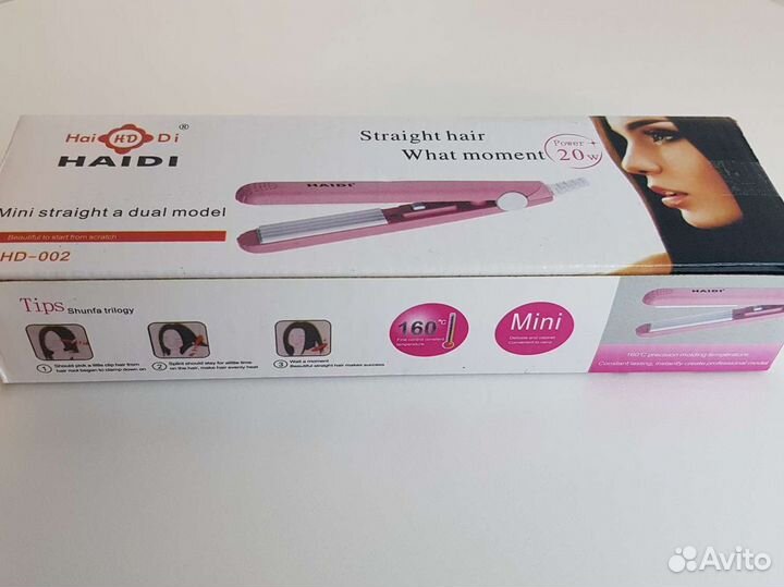 Мини-утюжок д/волос гофре мо-1278