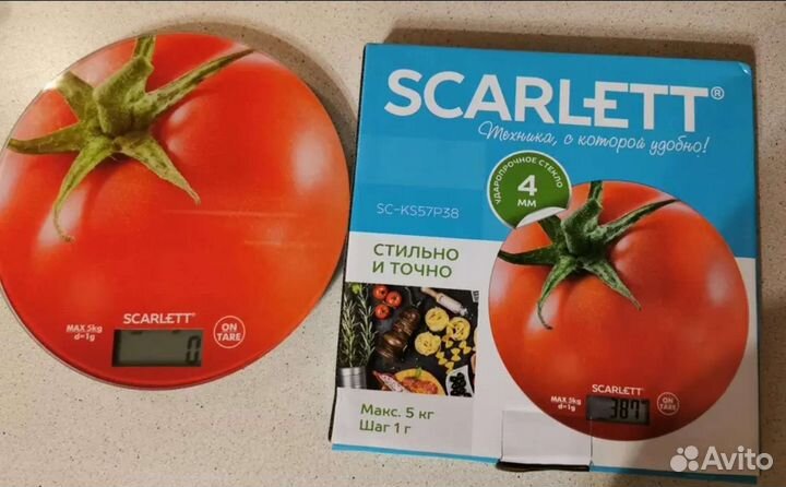 Весы кухонные scarlet