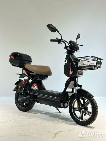 Новый мощный электроскутр 800 wat,48v, диски R16