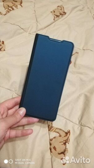 Чехол книжка для Xiaomi Mi Poco F3/Mi 11i синий