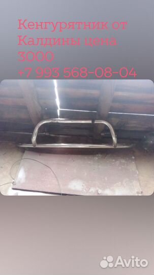 Кенгурятник на калдину