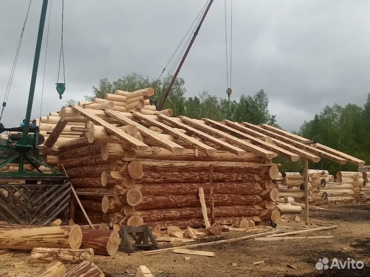 Строительство домов из бревна