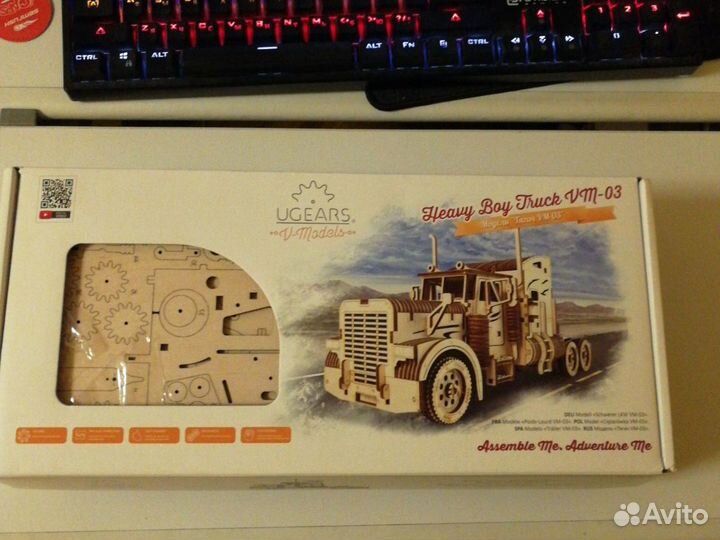 Конструктор тягач VM-03 Ugears