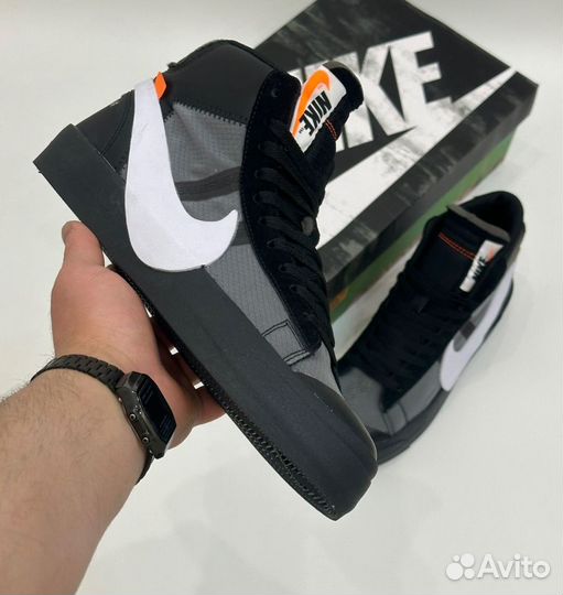 Кроссовки Nike Blazer Mid x Off White Кеды