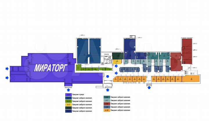 Торговая площадь, 2100 м²