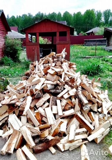 Дрова сухие в укладку любого объема