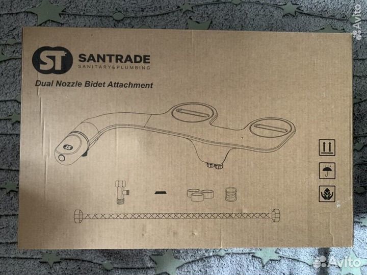 Биде-приставка для унитаза Santrade SM-EB5610