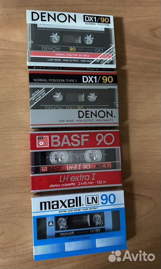 Кассеты Basf,Sony,denon,TDK,hitachi,JVC,Maxell