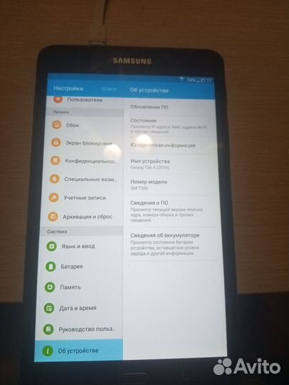 Планшет samsung galaxy tab 6а