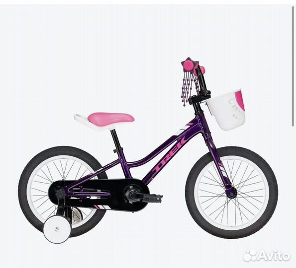 Детский велосипед trek precaliber 16 для девочки