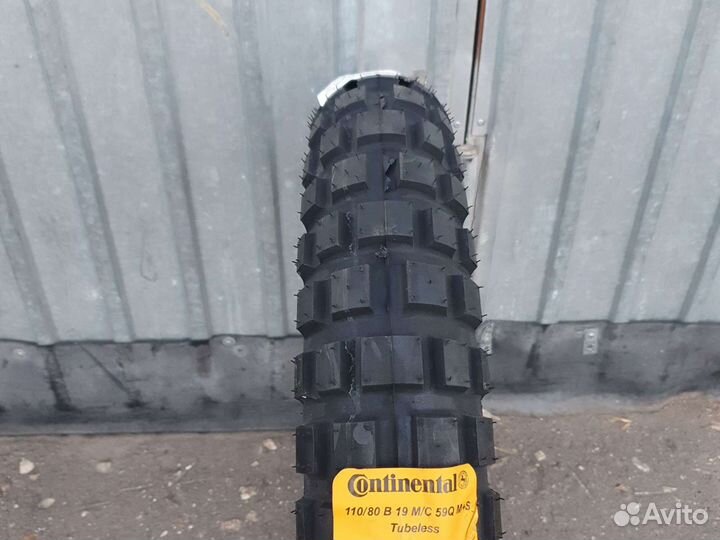 Мотошина 110 80 19 эндуро континенталь