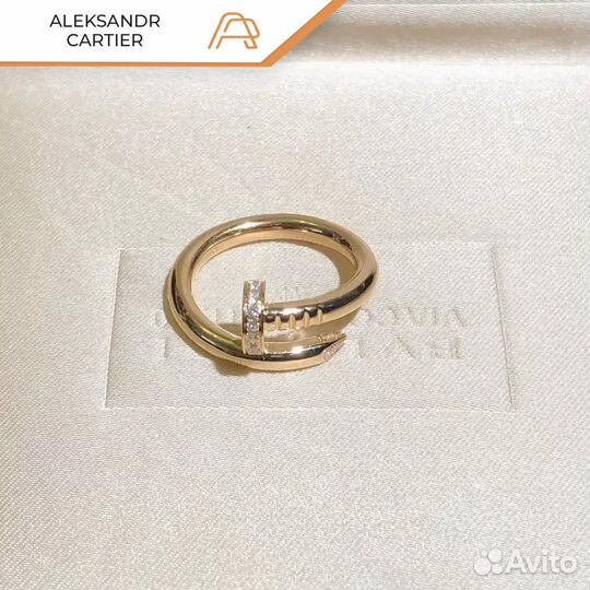 Кольцо Cartier Гвоздь золото 0,13ct