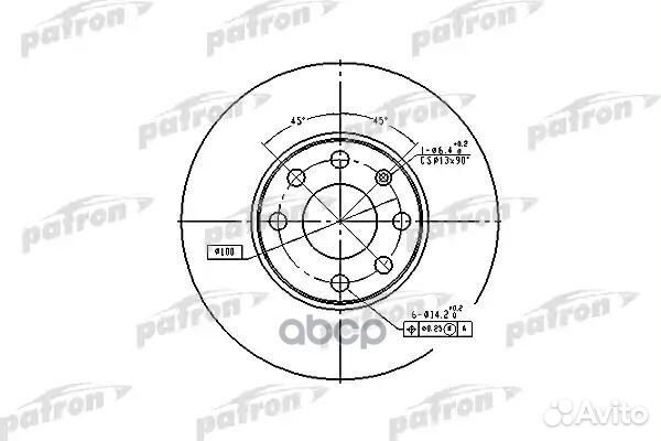 Диск тормозной передн opel: astra G хечбэк 98-0