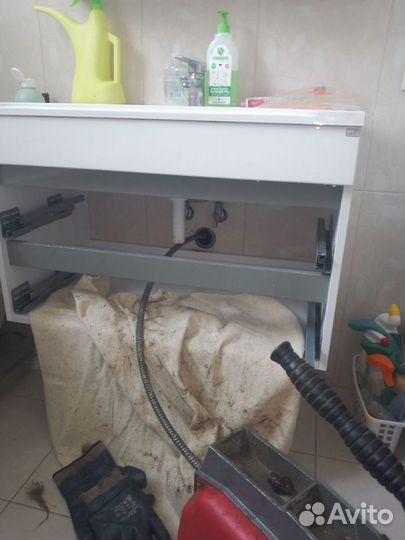 Прочистка канализации Устранение засоров Сантехник