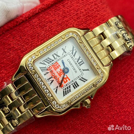 Красивые женские часы Cartier Panthere 22 mm