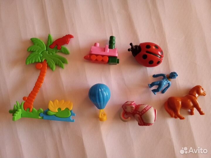 Игрушки из киндер-сюрприза, 90-е, 6 шт., компл