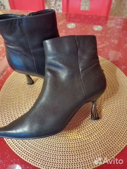 Ботильоны, сапоги натуральная кожа