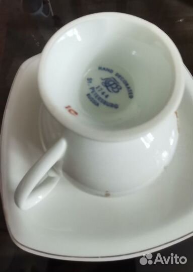 Коллекция кофейных чашек, фарфор на добор
