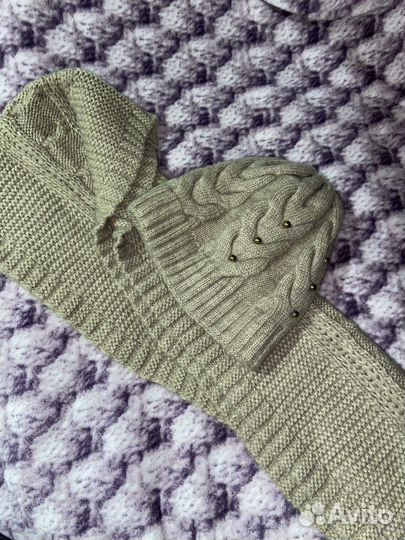 Шапка и снуд комплект