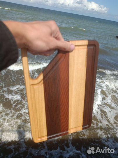 Доска разделочная двухсторонняя с Желобком дерево