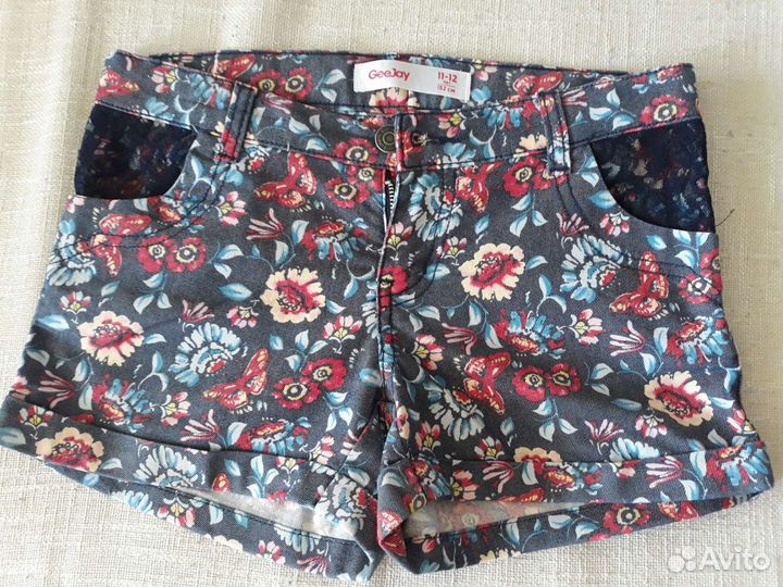 Шорты на девочку 10-14 лет