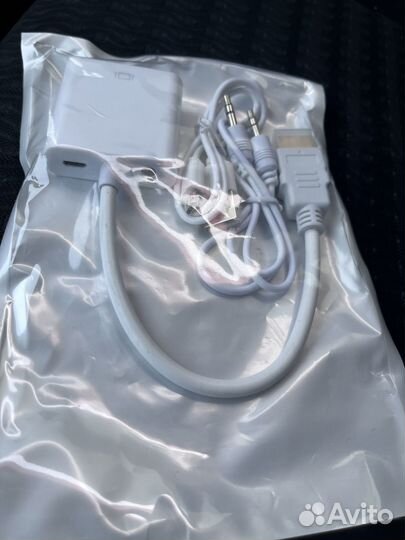 Переходник hdmi vga с доп питанием