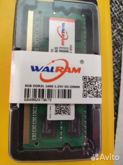 Sk hynix DDR3L 8GB 1600Ghz