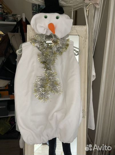 Новогодний костюм снеговика
