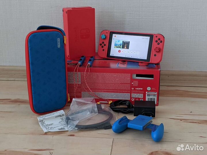 Nintendo switch Mario edition прошитый