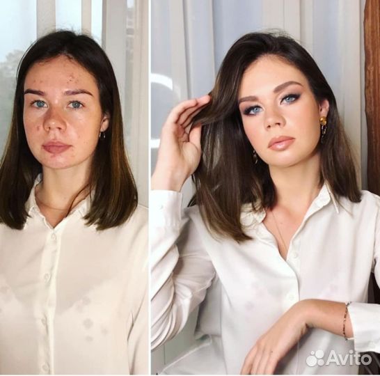 Макияж и прическа