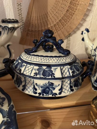 Посуда гжель