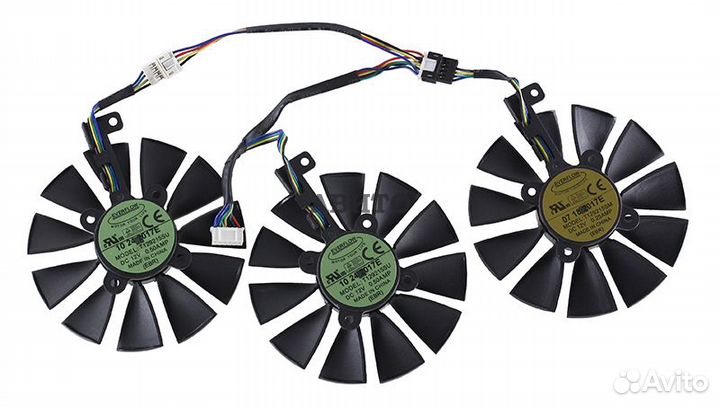 Вентиляторы для видеокарты asus ROG Strix GTX1070