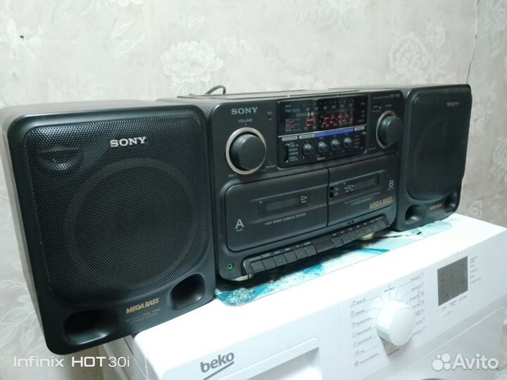 Музыкальный центр sony CFS-715S mega bass