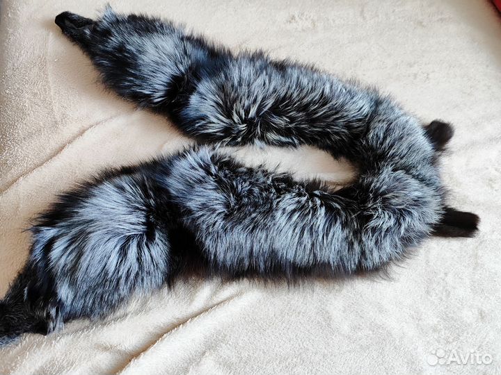 Меховой воротник песец