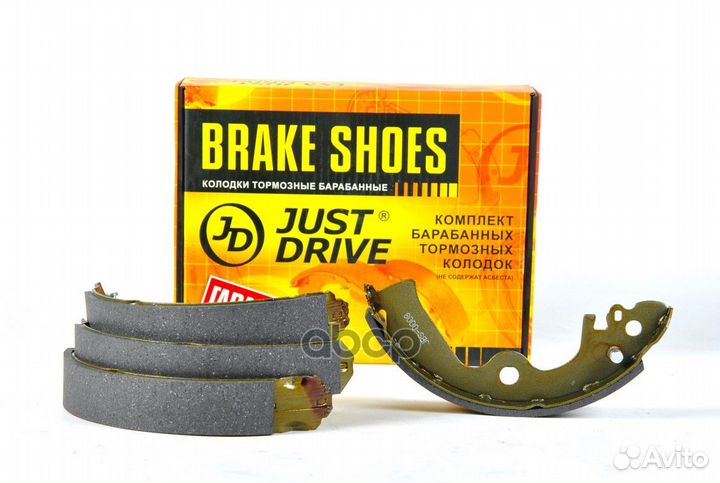 Колодки тормозные барабанные K1204 JBS0008 Just