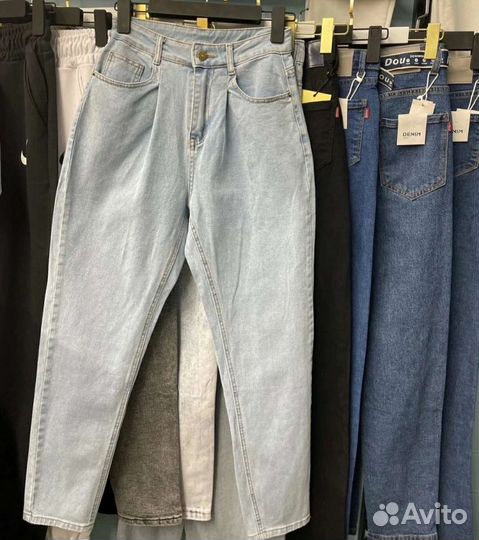Джинсы mom новые