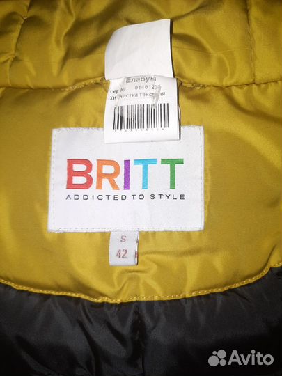 Пуховик зимний britt