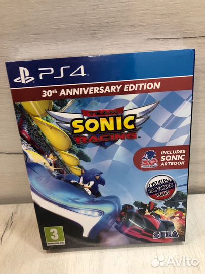 Team Sonic Racing 30-Anniversary Edition Sony Ps4