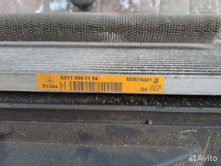Радиатор кондиционера мерседес w211 a2115001154